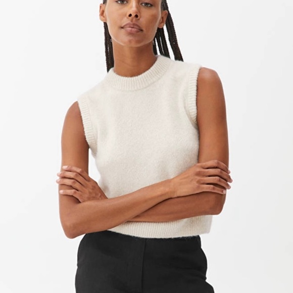 Arket Nwt Knitted Alpaca Yak Vest 